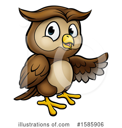 Owl Clipart #1585906 by AtStockIllustration