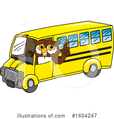 School Bus Driver Clipart #1604247 by Mascot Junction