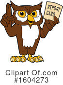 Owl Clipart #1604273 by Mascot Junction