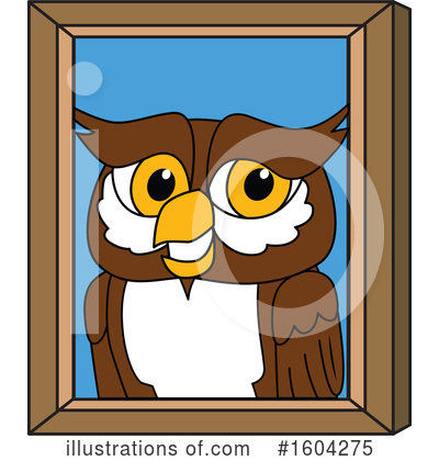 Owl Clipart #1604275 by Mascot Junction
