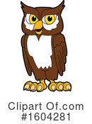 Owl Clipart #1604281 by Mascot Junction