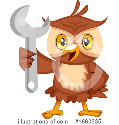 Royalty-Free (RF) Owl Clipart Illustration by Morphart Creations - Stock Sample #1660335