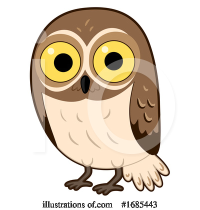 Royalty-Free (RF) Owl Clipart Illustration by BNP Design Studio - Stock Sample #1685443