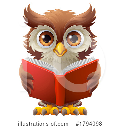 Owl Clipart #1794098 by AtStockIllustration
