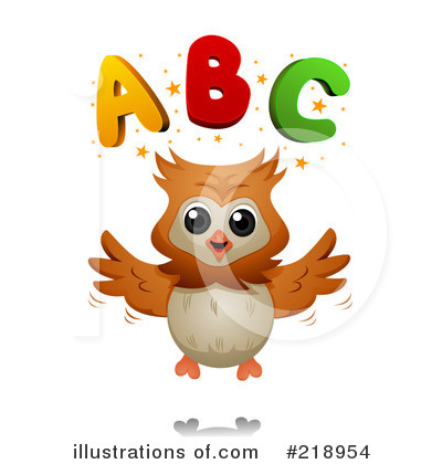 Royalty-Free (RF) Owl Clipart Illustration by BNP Design Studio - Stock Sample #218954