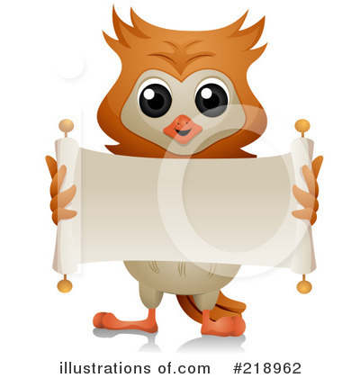 Royalty-Free (RF) Owl Clipart Illustration by BNP Design Studio - Stock Sample #218962