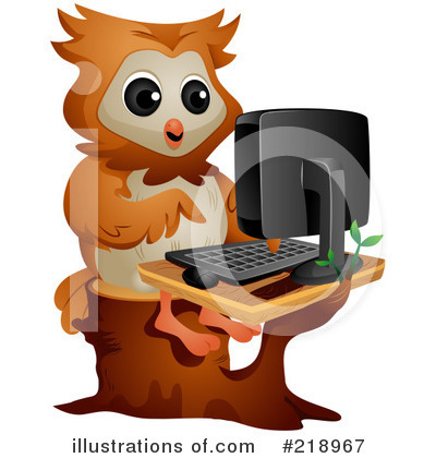 Royalty-Free (RF) Owl Clipart Illustration by BNP Design Studio - Stock Sample #218967