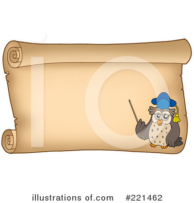 Royalty-Free (RF) Owl Clipart Illustration by visekart - Stock Sample #221462
