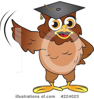 Royalty-Free (RF) Owl Clipart Illustration by Vitmary Rodriguez - Stock Sample #224023