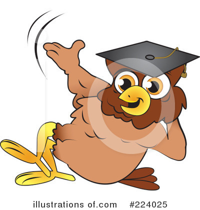 Royalty-Free (RF) Owl Clipart Illustration by Vitmary Rodriguez - Stock Sample #224025