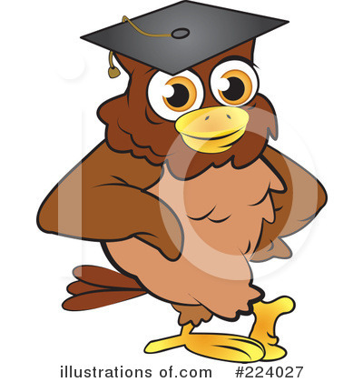 Royalty-Free (RF) Owl Clipart Illustration by Vitmary Rodriguez - Stock Sample #224027