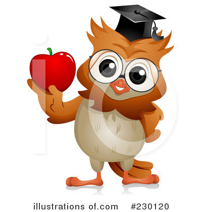 Royalty-Free (RF) Owl Clipart Illustration by BNP Design Studio - Stock Sample #230120