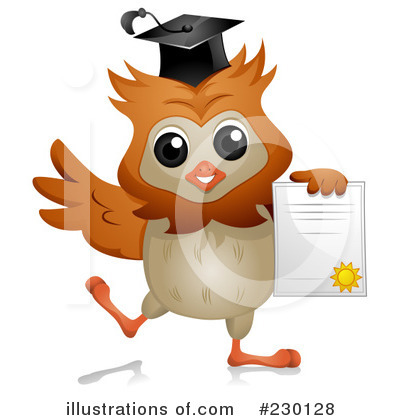 Royalty-Free (RF) Owl Clipart Illustration by BNP Design Studio - Stock Sample #230128