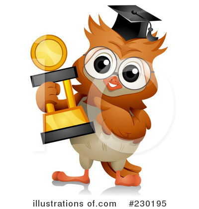 Royalty-Free (RF) Owl Clipart Illustration by BNP Design Studio - Stock Sample #230195