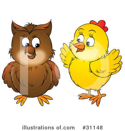 Royalty-Free (RF) Owl Clipart Illustration by Alex Bannykh - Stock Sample #31148