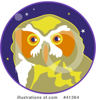 Royalty-Free (RF) Owl Clipart Illustration by Prawny - Stock Sample #41364