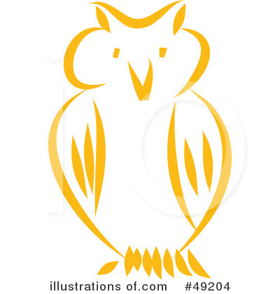 Royalty-Free (RF) Owl Clipart Illustration by Prawny - Stock Sample #49204