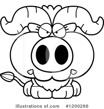 Royalty-Free (RF) Ox Clipart Illustration by Cory Thoman - Stock Sample #1200266