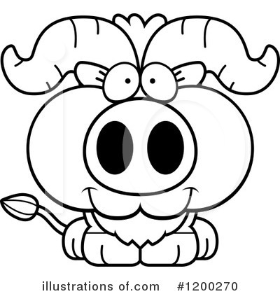 Royalty-Free (RF) Ox Clipart Illustration by Cory Thoman - Stock Sample #1200270