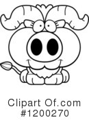 Ox Clipart #1200270 by Cory Thoman