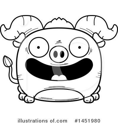 Royalty-Free (RF) Ox Clipart Illustration by Cory Thoman - Stock Sample #1451980