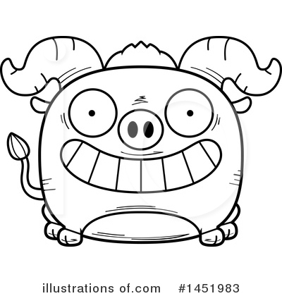 Royalty-Free (RF) Ox Clipart Illustration by Cory Thoman - Stock Sample #1451983