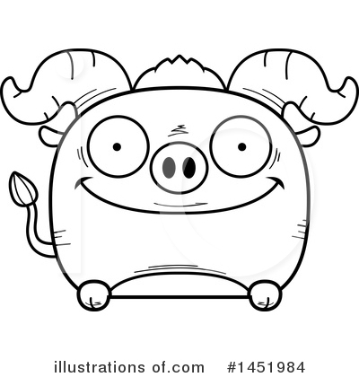 Royalty-Free (RF) Ox Clipart Illustration by Cory Thoman - Stock Sample #1451984