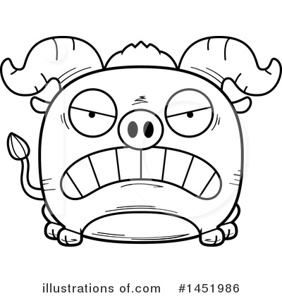 Royalty-Free (RF) Ox Clipart Illustration by Cory Thoman - Stock Sample #1451986