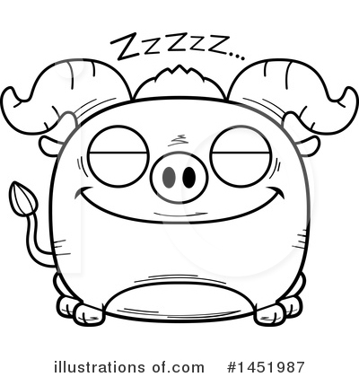 Royalty-Free (RF) Ox Clipart Illustration by Cory Thoman - Stock Sample #1451987