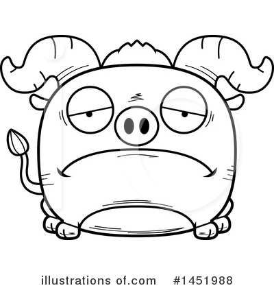Royalty-Free (RF) Ox Clipart Illustration by Cory Thoman - Stock Sample #1451988