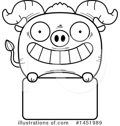 Royalty-Free (RF) Ox Clipart Illustration by Cory Thoman - Stock Sample #1451989