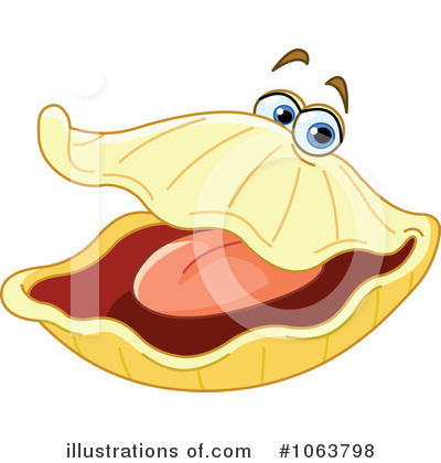 Royalty-Free (RF) Oyster Clipart Illustration by yayayoyo - Stock Sample #1063798