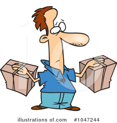 Package Clipart #1047244 by toonaday