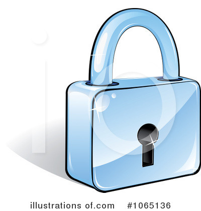 Royalty-Free (RF) Padlock Clipart Illustration by Vector Tradition SM - Stock Sample #1065136