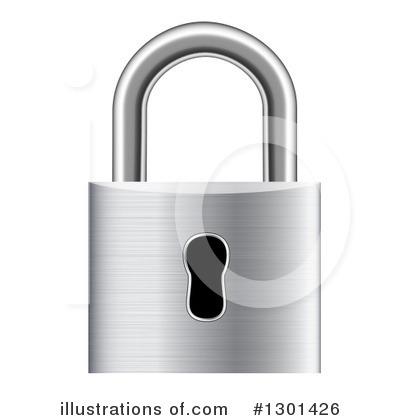 Royalty-Free (RF) Padlock Clipart Illustration by vectorace - Stock Sample #1301426