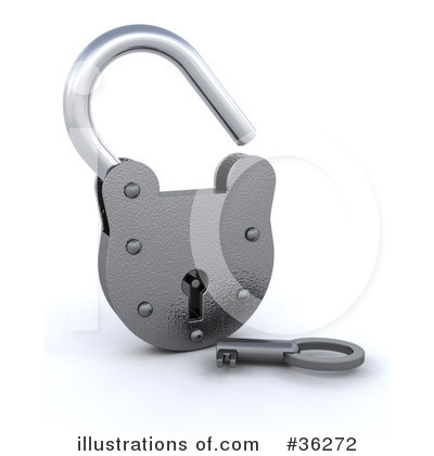 Padlock Clipart #36272 by KJ Pargeter