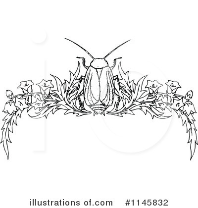 Beetle Clipart #1145832 by Prawny Vintage