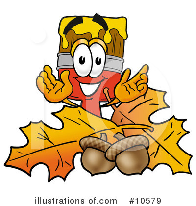 Royalty-Free (RF) Paint Brush Clipart Illustration by Mascot Junction - Stock Sample #10579