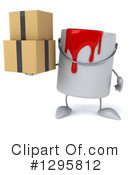 Paint Can Character Clipart #1295812 by Julos