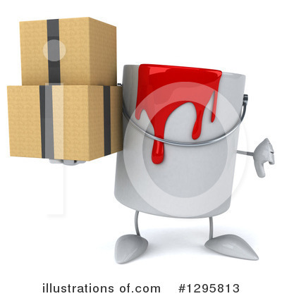 Paint Can Clipart #1295813 by Julos