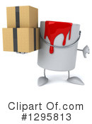 Paint Can Character Clipart #1295813 by Julos