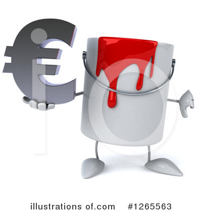 Paint Can Character Clipart #1265563 by Julos