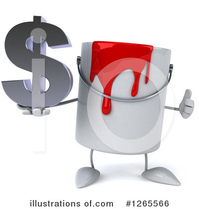 Paint Can Character Clipart #1265566 by Julos