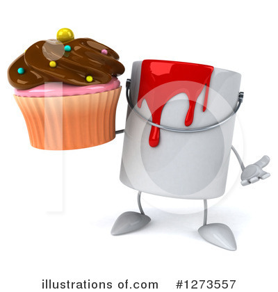 Paint Can Character Clipart #1273557 by Julos