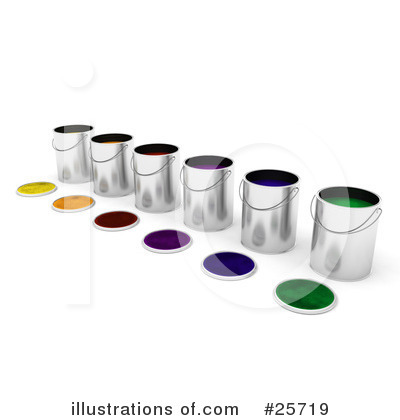 Paint Can Clipart #25719 by KJ Pargeter