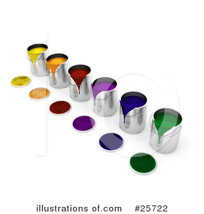 Royalty-Free (RF) Paint Clipart Illustration by KJ Pargeter - Stock Sample #25722