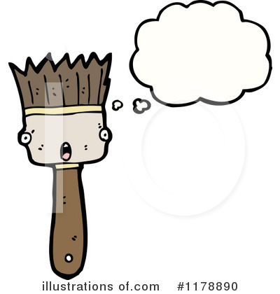 Royalty-Free (RF) Paintbrush Clipart Illustration by lineartestpilot - Stock Sample #1178890