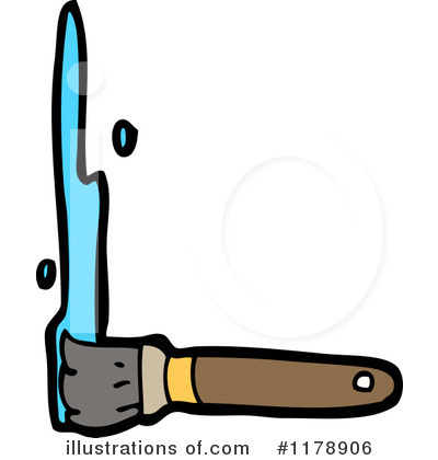 Royalty-Free (RF) Paintbrush Clipart Illustration by lineartestpilot - Stock Sample #1178906
