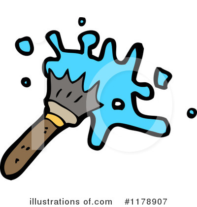 Paint Brush Clipart #1178907 by lineartestpilot
