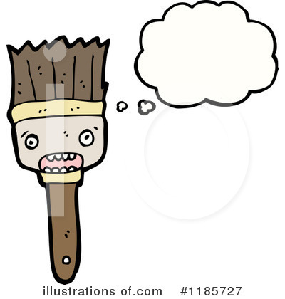 Royalty-Free (RF) Paintbrush Clipart Illustration by lineartestpilot - Stock Sample #1185727